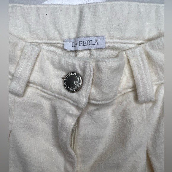 La Perla Kids Girls Off White Pants size 4 - Picture 3 of 7